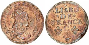 Liard Louis XIV 1657 C-copie-1