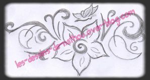 doodling hibiscus
