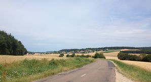 Route solo - Chamboeuf après séance de fractionnés