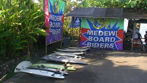 Surfboard parking