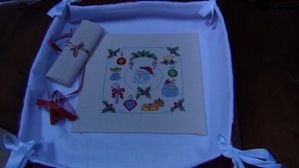 25 corbeille+ toile et ruban