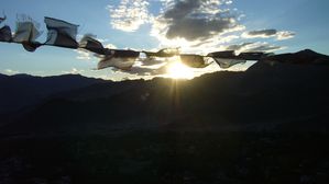 030 : Coucher de soleil depuis le Fort, Leh