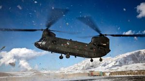 CH-47 Chinook FOB Airborne Afghanistan