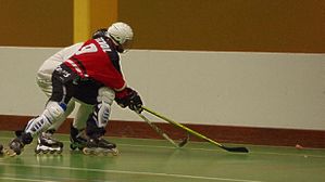 defense hockey roller