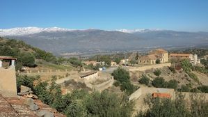 Vue panoramique du Djurdjura et de la vallée de la Soummam
