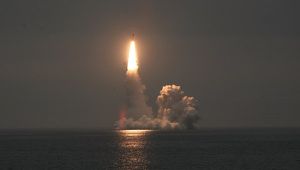 Bulava launch - Photo Northern Fleet press service