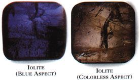 pleochroism iolite