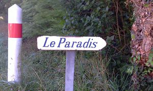 Panneau - Le Paradis