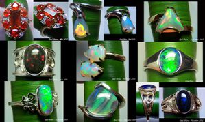 Bijoux Opal Orion : Bagues or argent opale australie mexique éthiopie