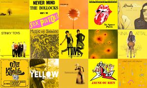 15 pochettes jaunes de disque - Le carnet de Jimidi