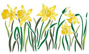 frise jonquilles bordure
