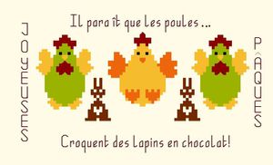 il paraît que les poules