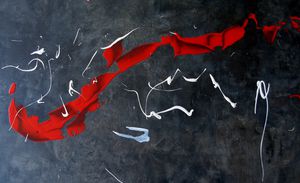 Bannière rouge envolée horizontale-Diane Meunier-Février