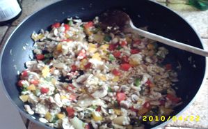 risotto au 3 poivrons1