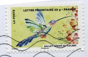 Timbre Colibri Voeux-Eliane Gui 2014