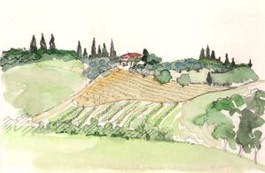 Italie campagne toscane
