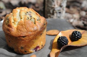 Muffins Mûres choco blanc Ludivine