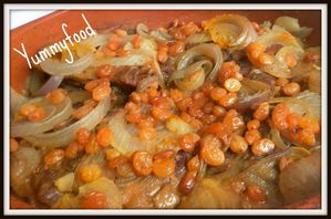 Tajine de collier d'agneau aux oignons et raisins secs 5