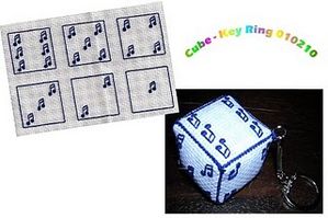 Cube Key Ring 010210