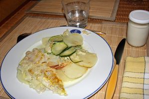 merlan courgettes pommes de terre