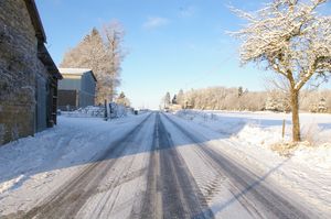 route ensoleillée