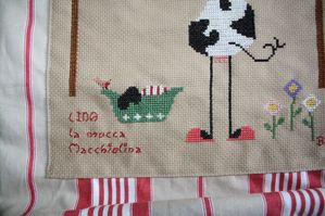 borsa 09 ricamo mucca