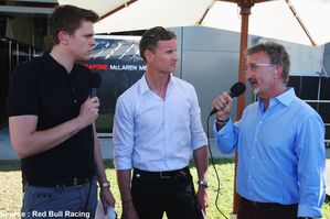 Red Bull - Jack Humphrey, David Coulthard et Eddie Jordan