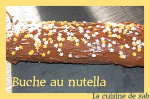 Buche au Nutella