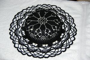 chapeau dentelles noires