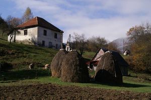 2. Meules de foin et habitation isolée