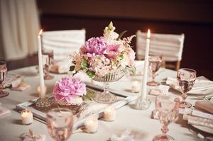 décoration de table mariage vintage