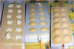 préparation ravioli