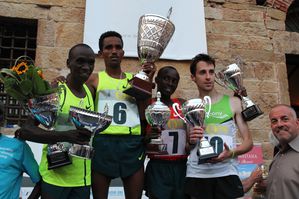 Giro Podistico Internazionale di Castelbuono 2014 (89^ ed.). Vince 'A cursa di Sant'Anna l'eritreo Ghirmay Ghebreslassie