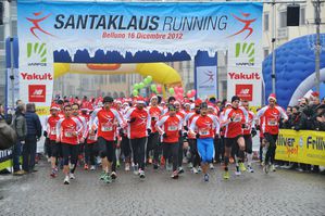 Santa Klaus Running (SKR) 2013. A Belluno, il SKR del prossimo 15 dicembre, patrocinato dal CONI Veneto