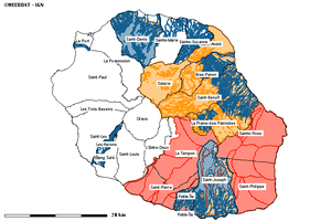 Cartographie des risques en Réunion