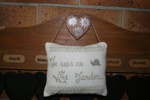 Je suis au jardin face
