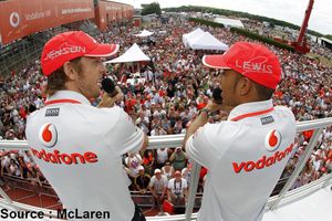 McLaren - Jenson Button, Lewis Hamilton