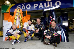 Renault - Heikki Kovalainen, Giancarlo Fisichella, David Co