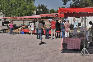 Anneville Marché et Marchande de canards