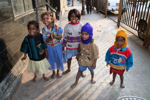 enfants des rues de Kolkata