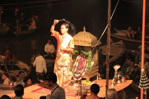 0006 Varanasi - Puja au Desaswamedh Ghat
