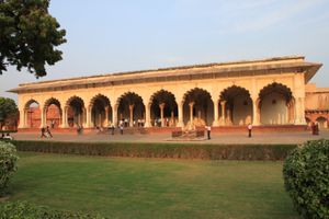0119 Agra - Diwan-i-Am du fort d'Agra
