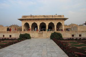 0122 Agra - Palais de Jahangir du fort d'Agra