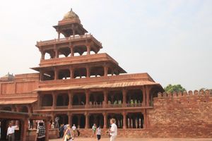 0166 Fatehpur Sikri - Panch Mahal