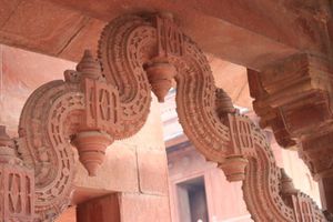 0172 Fatehpur Sikri - Kiosque de l'astrologue