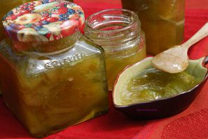 Confiture de rhubarbe