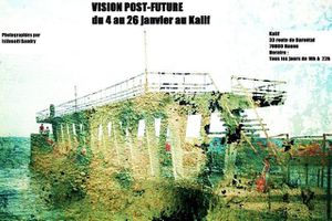 11 -Affiche de l'exposition Vision Post-Future janvier 2