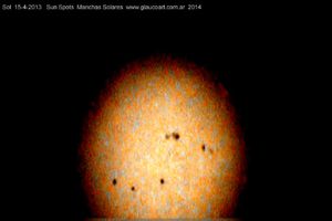 SUN SPOTS 15,4,2014 GLAUCOART
