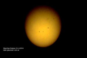 Sun Spots 14-4-2014