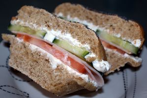 intérieur pain aux graines idee sandwichs